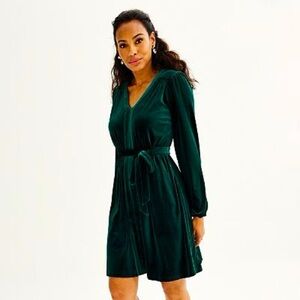 Draper James Green Mini Dress